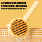 Öntisztító Szőrtisztító Masszázskefe Macskáknak és Kutyáknak