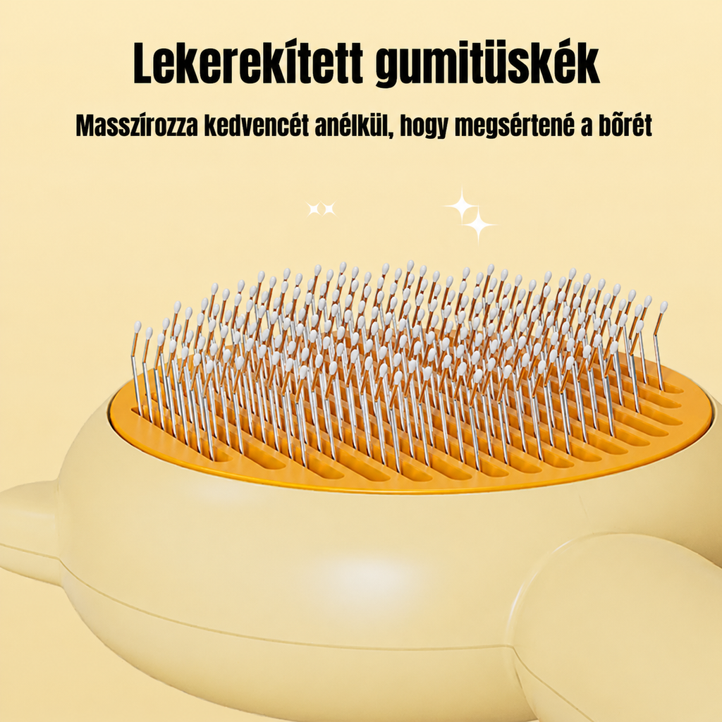 Öntisztító Szőrtisztító Masszázskefe Macskáknak és Kutyáknak