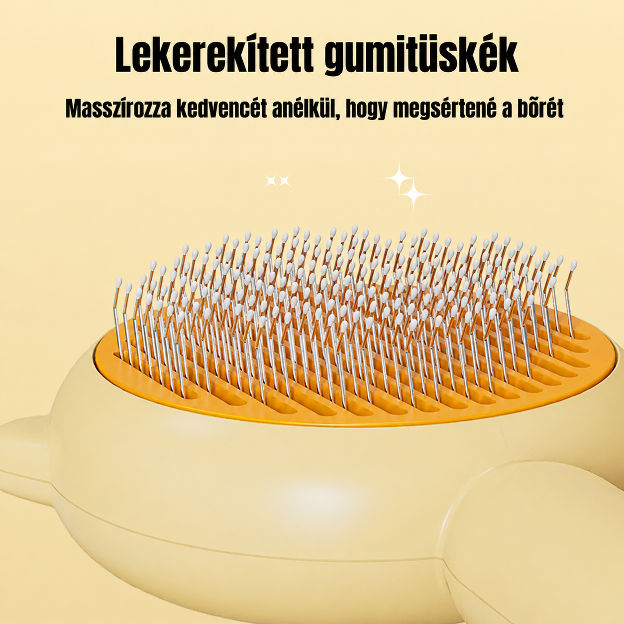 Öntisztító Szőrtisztító Masszázskefe Macskáknak és Kutyáknak
